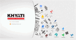 Desktop Screenshot of khyati-india.com