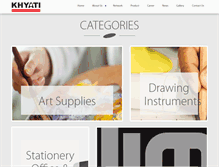 Tablet Screenshot of khyati-india.com
